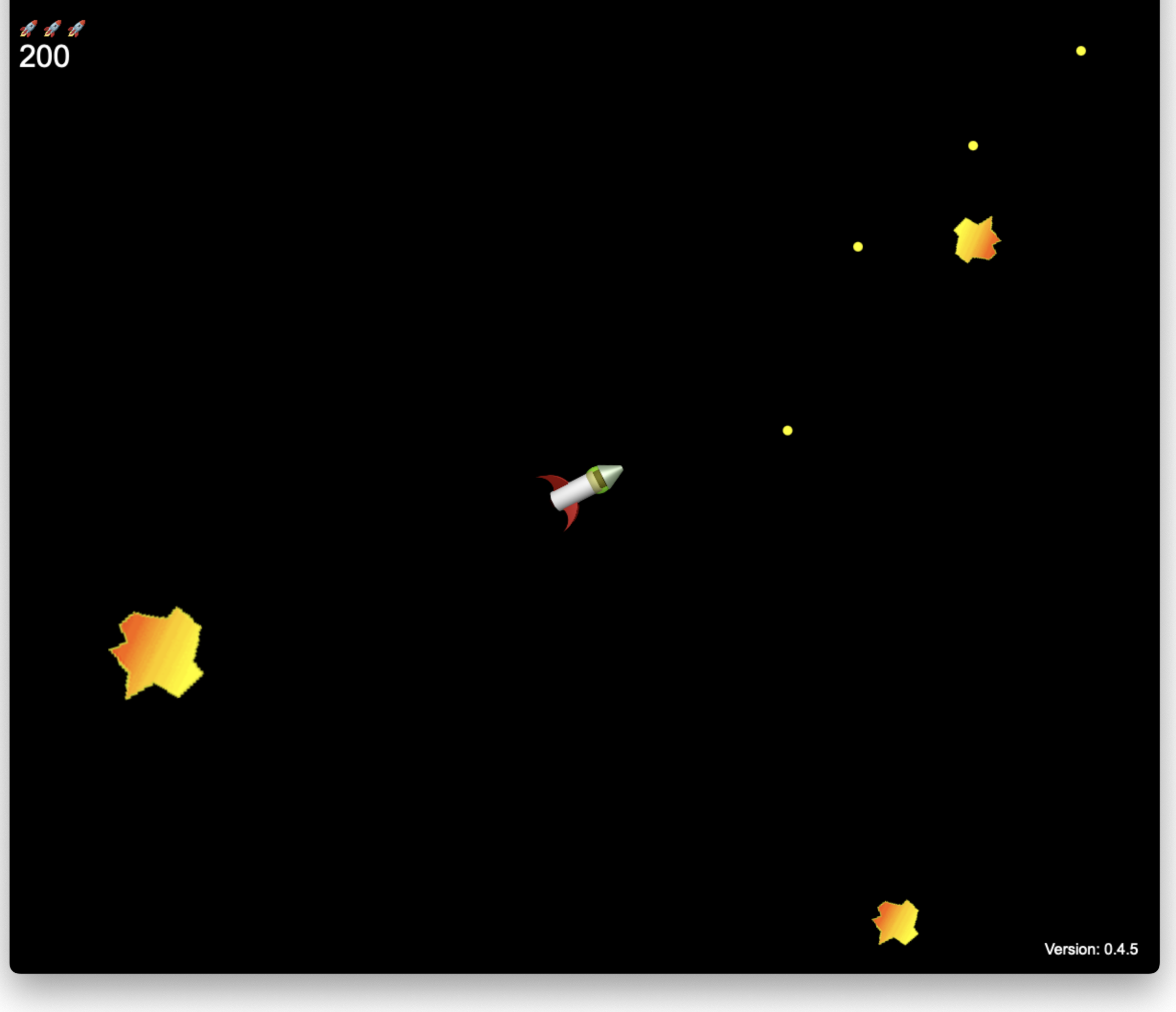 Asteroids Game Demo